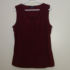 Nine West burgundy sleeveles top